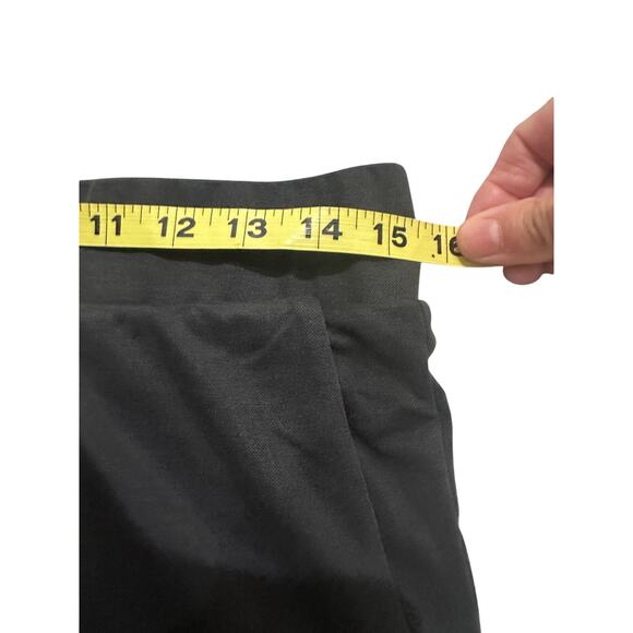 Monki Women's Cropped Flared Leg Modal Blend Pullon Pants Charcoal Gray, size M - Picture 5 of 8